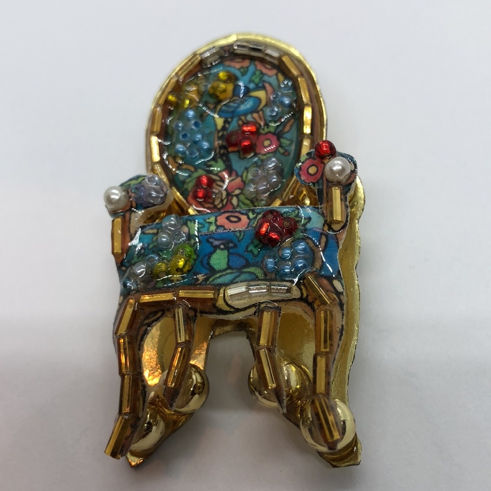 Bonnie Kondor Arm Chair 3d Hand-Made Wearable Art